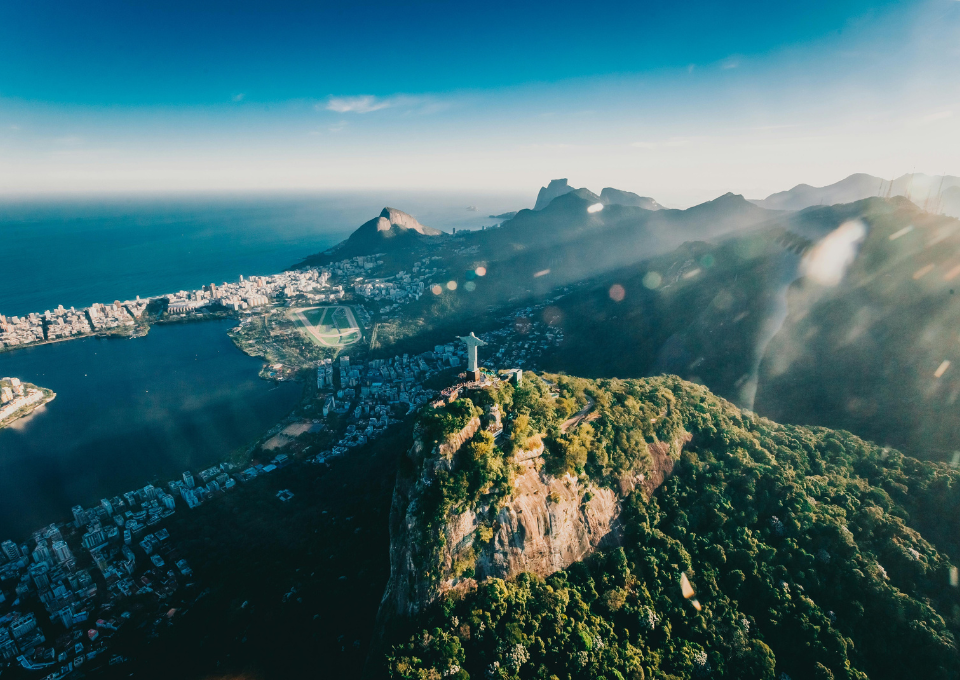 Christ The Redeemer 4 Aerial view of Christ The Redeemer