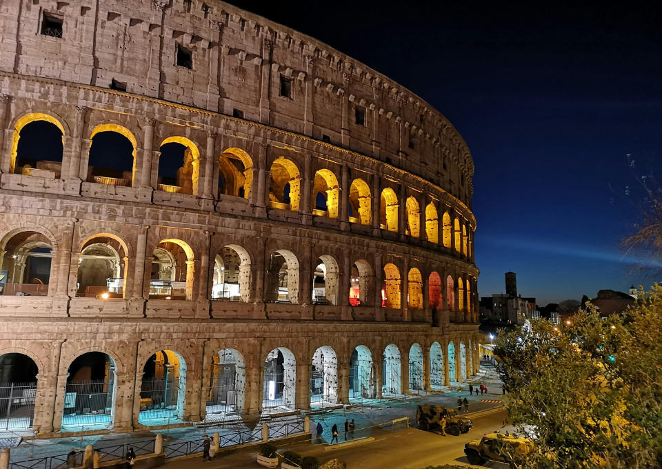 Colosseum 2 View of Colosseum in the night
