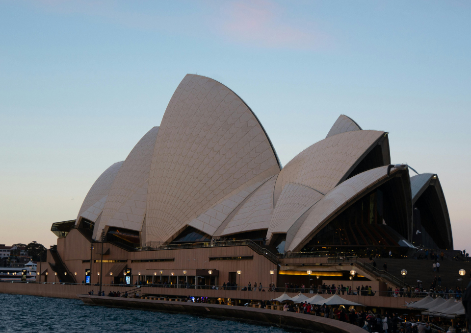 Sydney Opera House 4 Sydney Opera House view in the early evening